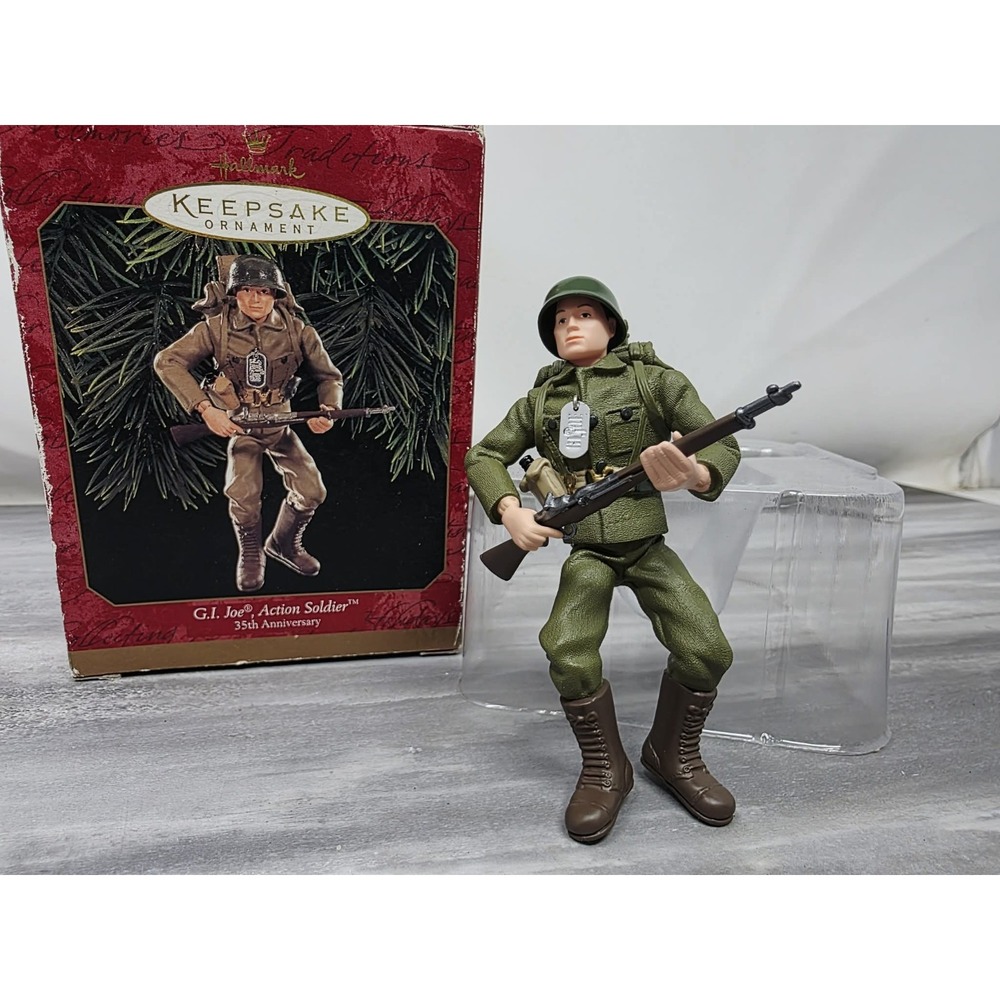 1999 Hallmark Keepsake Ornament G.I. Joe Action Soldier 35th Anniversary - Picture 2 of 8